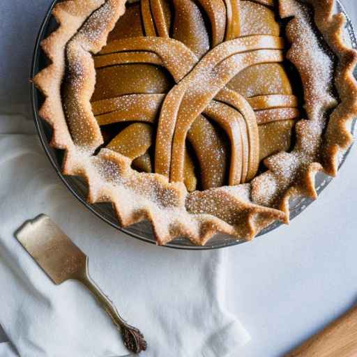 Gingerbread and Pear Pie