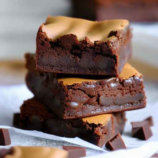 Gingerbread Brownie Bars