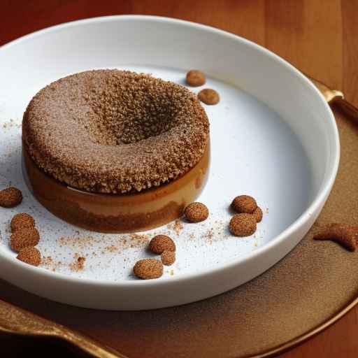 Gingerbread Custard with Gingerbread Cookie Crumble