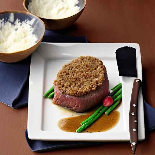 Gingersnap Crusted Beef Tenderloin