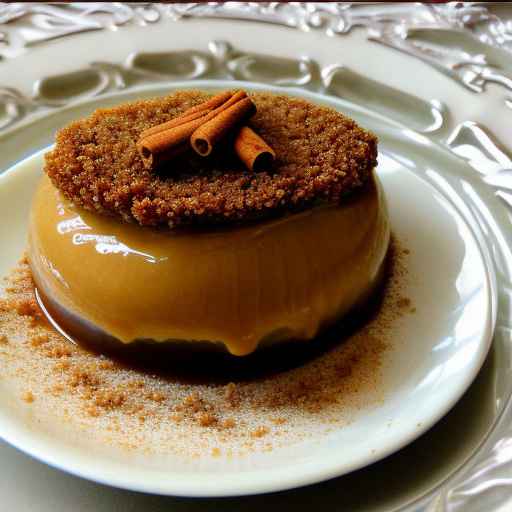 Gingersnap Crusted Butterscotch Pudding