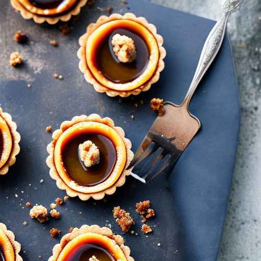 Gingersnap Crusted Caramel Apple Tartlets