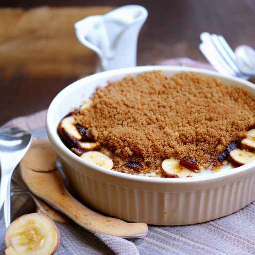 Gingersnap Crusted Caramelized Banana Pudding