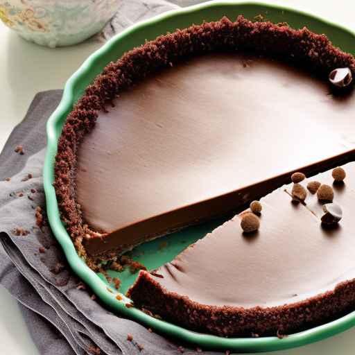 Gingersnap Crusted Chocolate Cheesecake