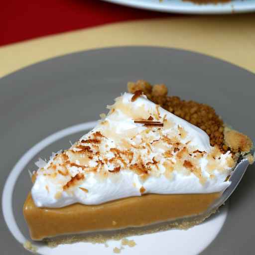 Gingersnap Crusted Coconut Cream Pie