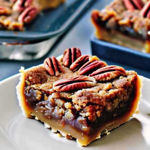 Gingersnap Crusted Pecan Pie Bars