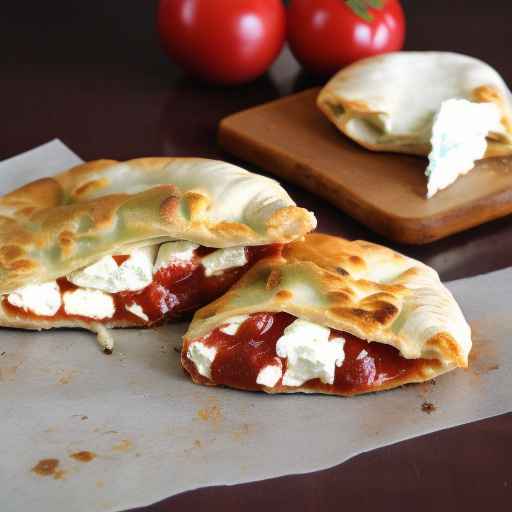 Goat Cheese and Mozzarella Calzone