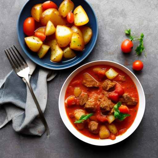 Goulash with Tomatoes and Potatoes