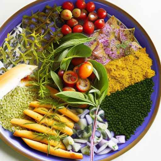 Greek-Inspired Herb-Coated Colorful Medley