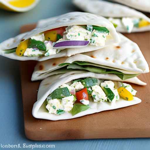 Greek-style Egg Salad Pita Pockets
