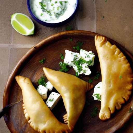 Greek Lamb and Feta with Tzatziki Empanadas