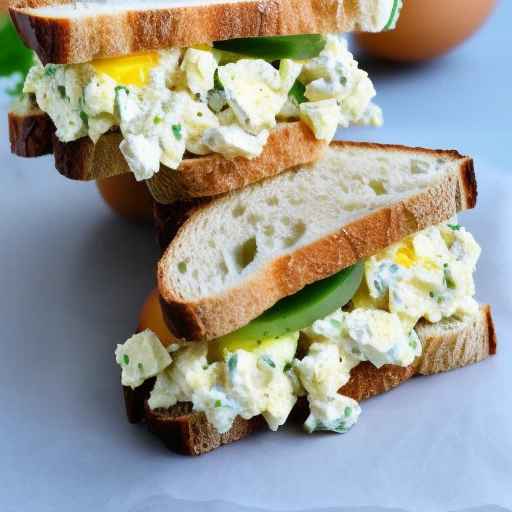 Greek Yogurt Egg Salad Sandwich