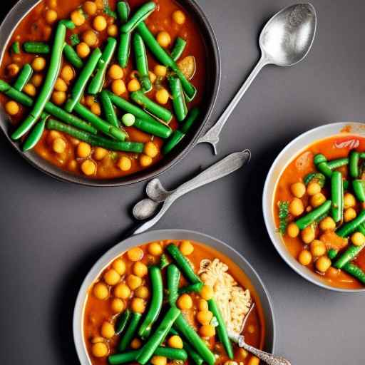 Green Bean and Chickpea Stew