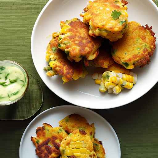 Green Chile and Cheese Corn Fritters