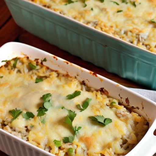 Green chile chicken and rice casserole