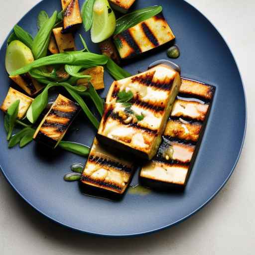 Grilled Tofu with Creamy Marinade