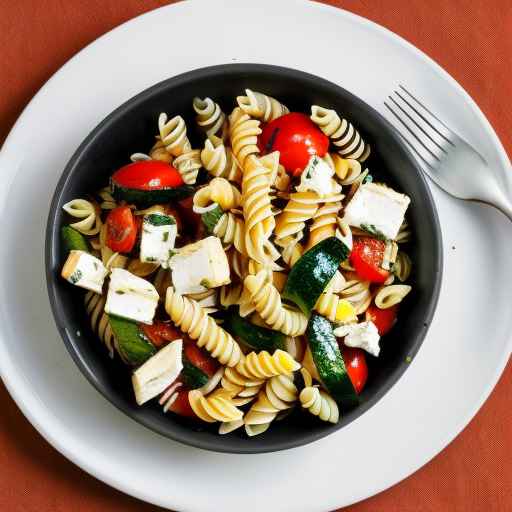 Grilled Vegetable and Feta Pasta