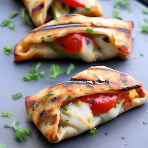 Grilled Veggie and Mozzarella Pockets