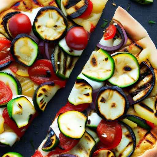 Grilled Veggie Pizza with Eggplant and Zucchini