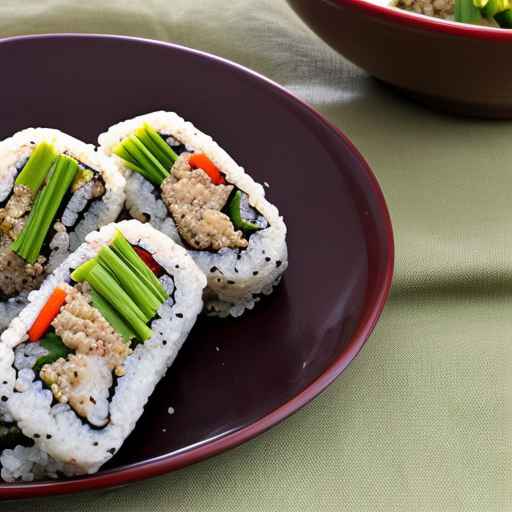 Ground Pork and Quinoa Rolls