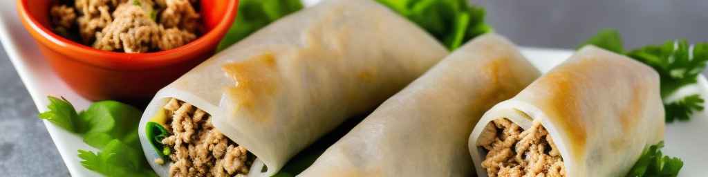 Ground Turkey and Brown Rice Rolls