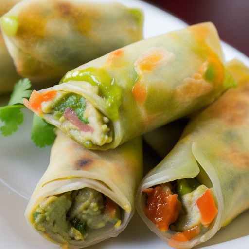 Guacamole Egg Rolls