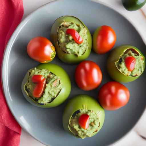 Guacamole Stuffed Tomatoes