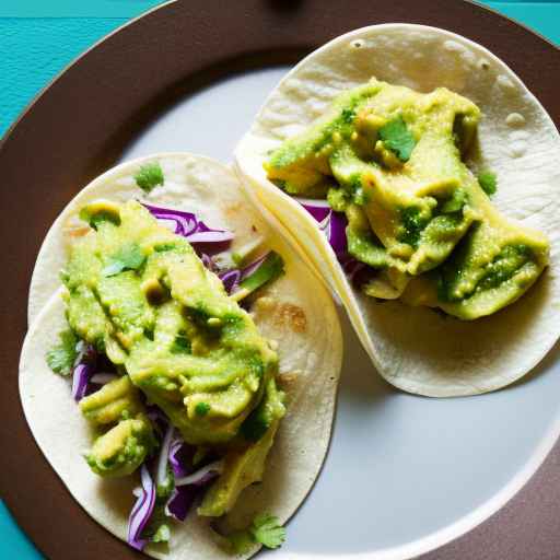 Guacamole Topped Fish Tacos