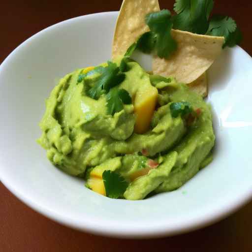 Guacamole with Mango and Cilantro