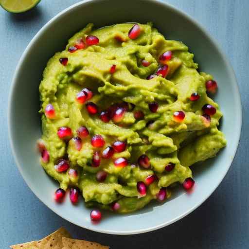 Guacamole with Pomegranate Seeds