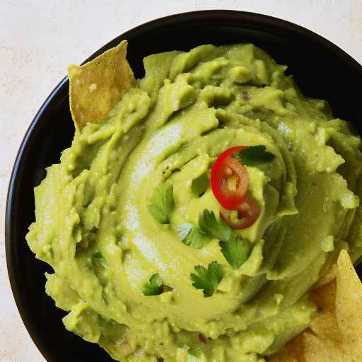 Guacamole with Serrano Peppers