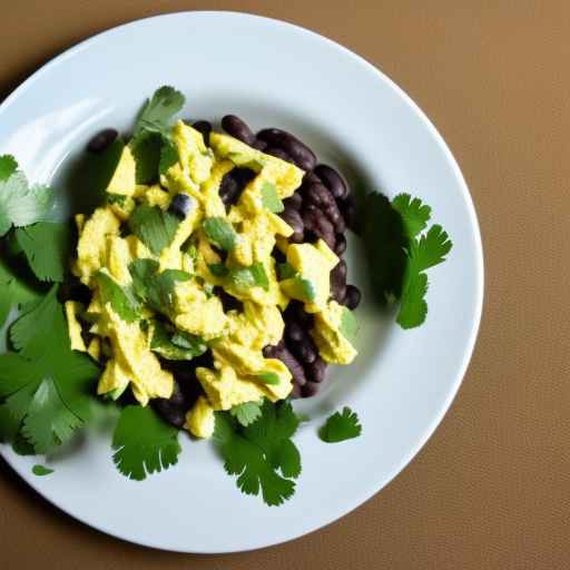 Guatemalan Egg Salad with Black Beans