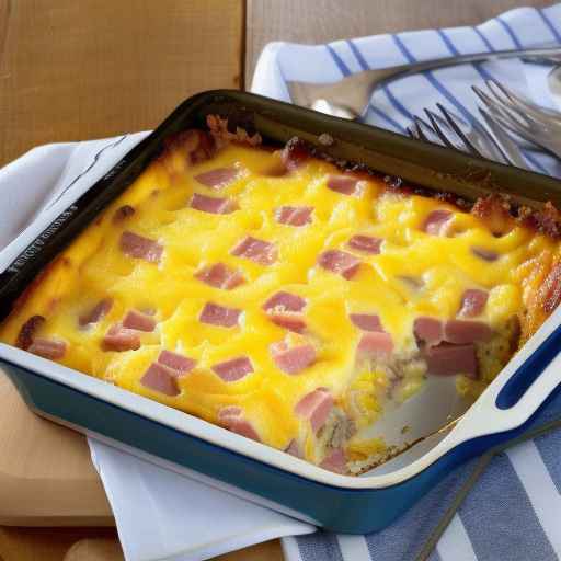 Ham and cheese breakfast casserole