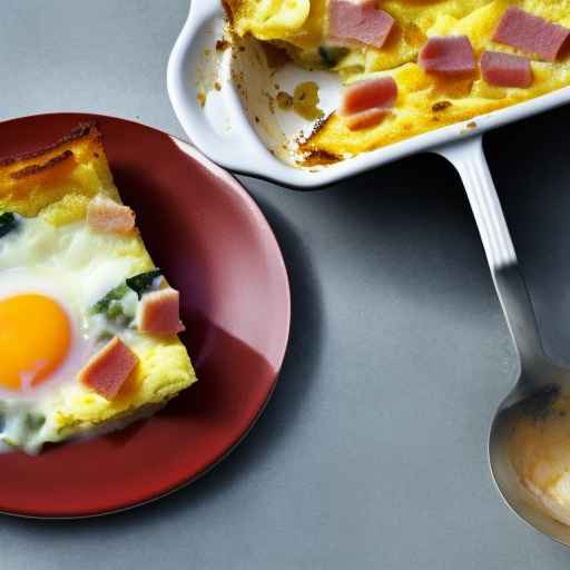 Ham and Egg Breakfast Strata