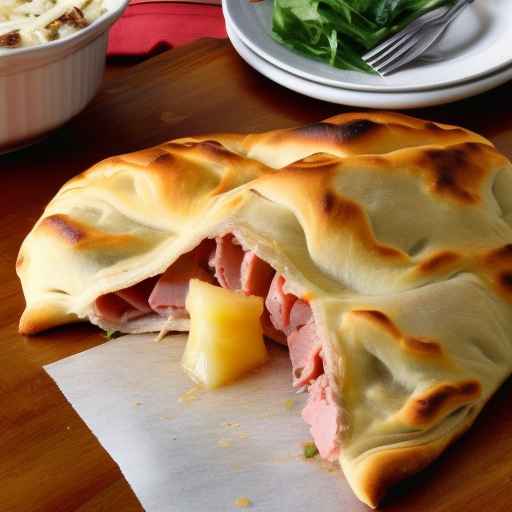 Ham and Pineapple Calzone