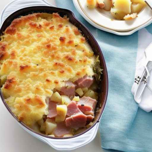 Ham and potato casserole