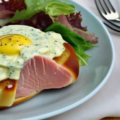 Ham and Swiss Egg Salad with Honey Mustard Dressing