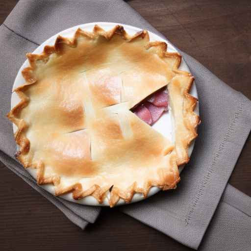 Ham and Swiss pocket pie