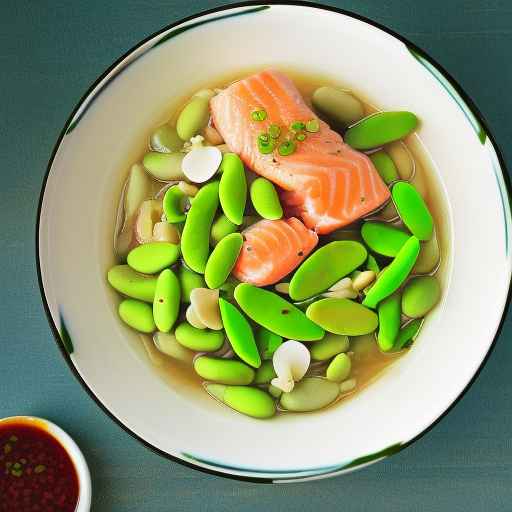 Hawaiian-style Lomi Lomi Salmon with Edamame