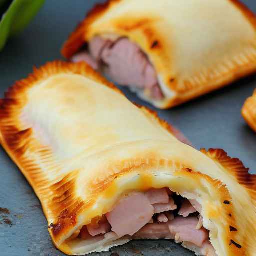 Hawaiian BBQ Hand Pie with Ham and Pineapple