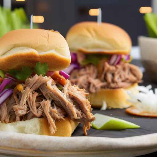 Hawaiian BBQ Pulled Pork Sliders