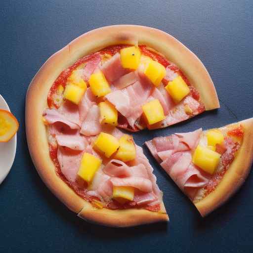 Hawaiian Pizza with Pineapple and Ham