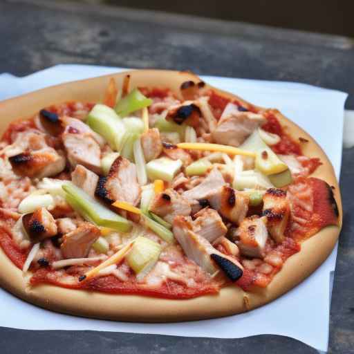 Hawaiian Style BBQ Chicken Pizza