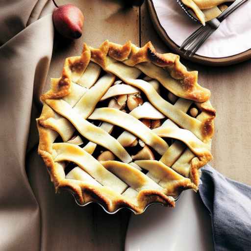 Hazelnut and Pear Pie