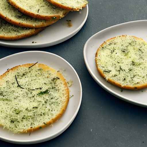 Herbed Parmesan and Garlic Cheese Rounds