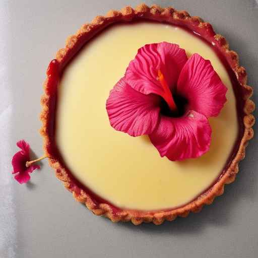 Hibiscus Flan