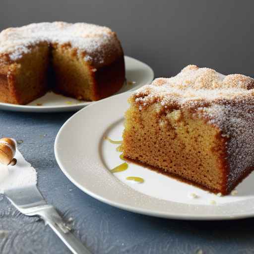 Honey Cake with Cinnamon Streusel