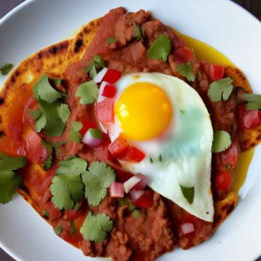 Huevos Rancheros with Refried Beans