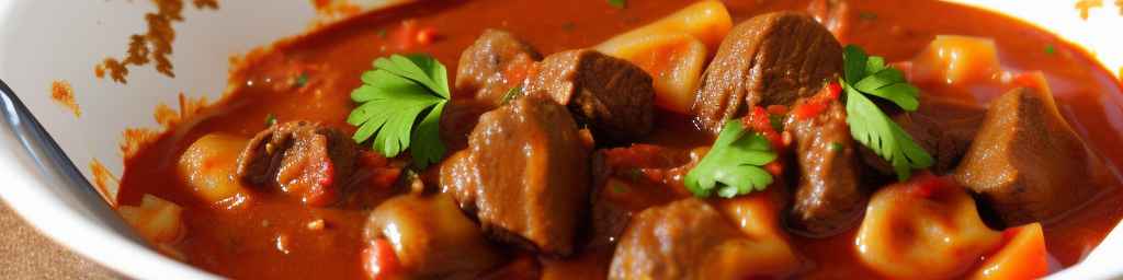 Hungarian Beef Goulash with Dumplings