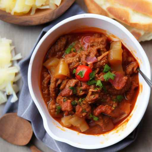 Hungarian Goulash with Sauerkraut and Bacon